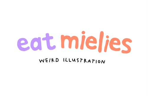 Eat Mielies Weird Illustration